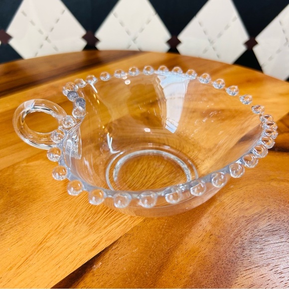 Imperial Glass Candlewick Heart-Shaped Dish - Picture 3 of 9